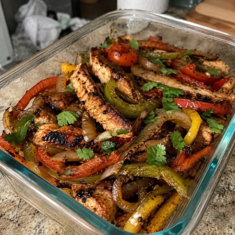 Sheet Pan Chicken Fajita Meal Prep, Done Right