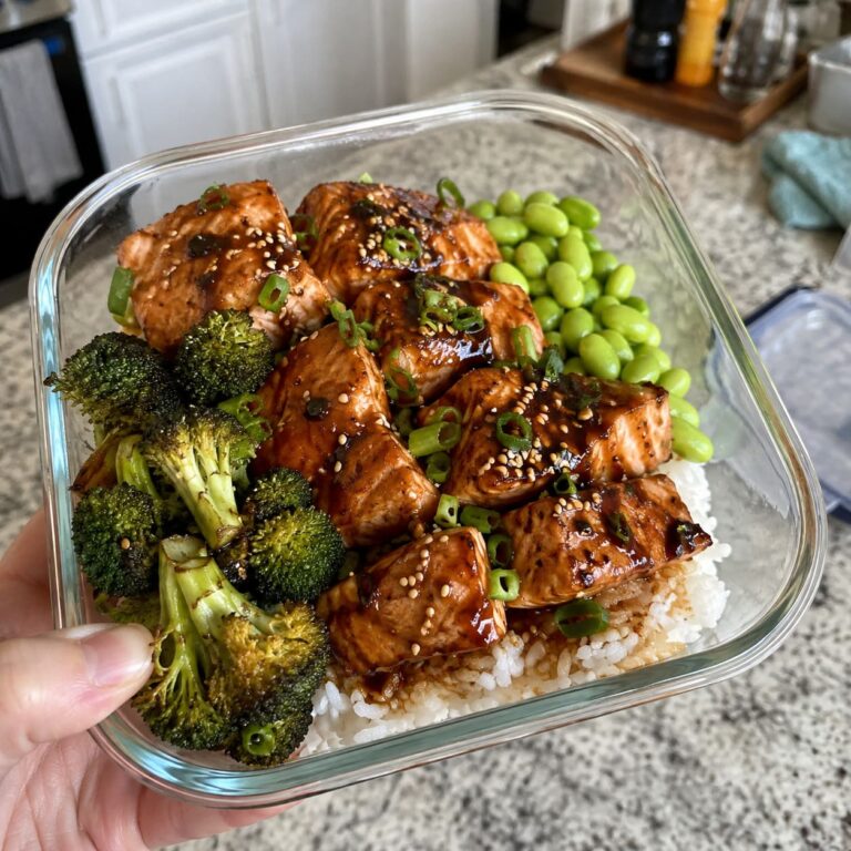 Teriyaki Salmon Meal Prep Bowls