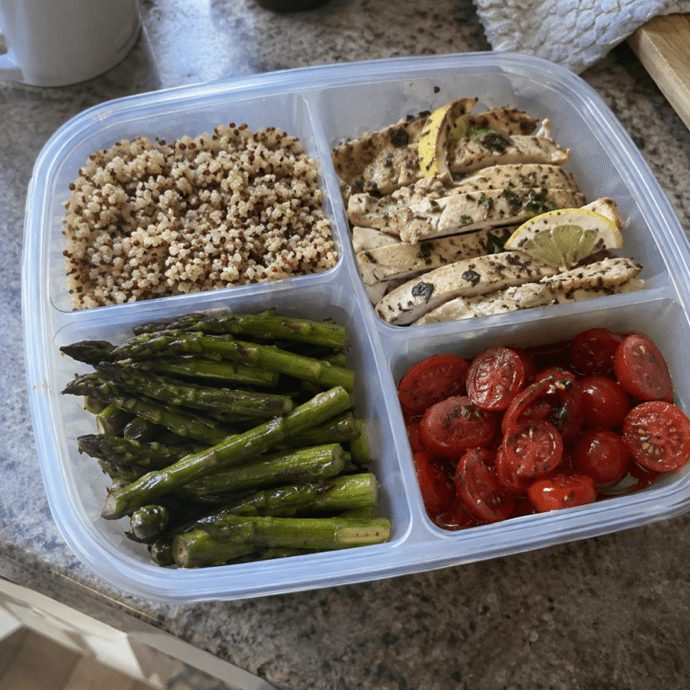 Lemon Herb Chicken Meal Prep Bowls